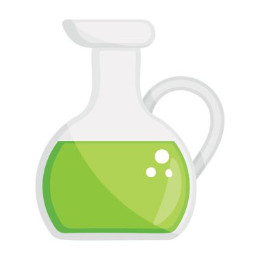 Tasarımda bitkisel iksir simgesi 