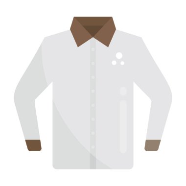 Tasarımda resmi gömlek simgesi.