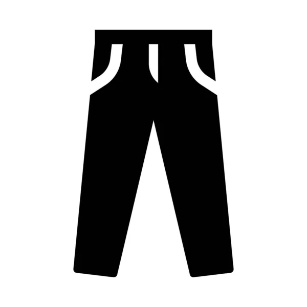 Icône Pantalon Dans Design — Image vectorielle