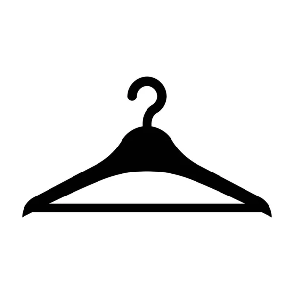 Cintre Suspendue Icône Vêtements Dans Conception — Image vectorielle