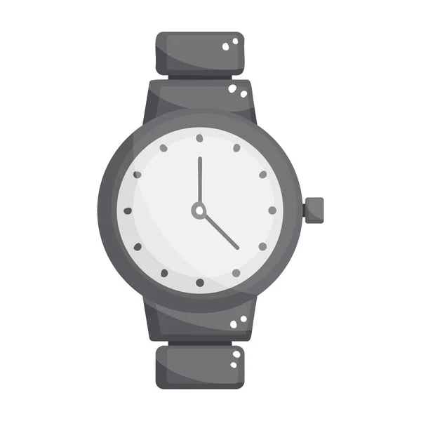 Dispositivo Reloj Portátil Diseño Del Icono Del Reloj Pulsera — Vector de stock