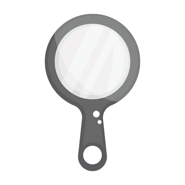 鏡のアイコンのベクトルデザイン — ストックベクタ
