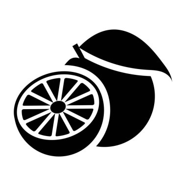 C vitamini açısından zengin turuncu meyve, bir portakal.