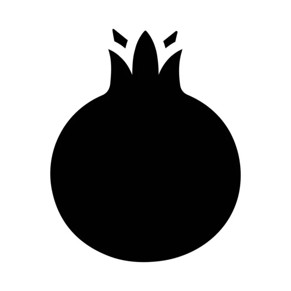 Fruit Bio Naturel Sain Grenade — Image vectorielle