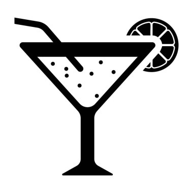 Margarita ikon tasarımı, limon dilimli cam. 