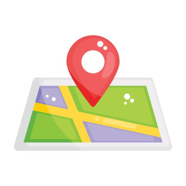 Harita gezinme vektörü, harita pin simgesi