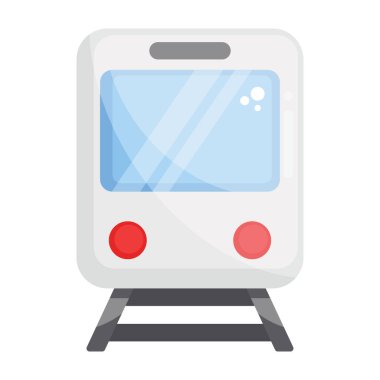 Yerel tren vektör tasarımı, demiryolu vektörü 