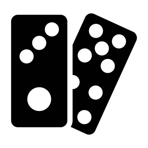 Ícone Dados Casino Ludo —  Vetores de Stock