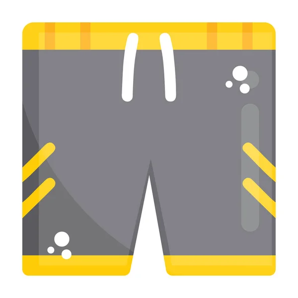 パンツの下の小さな衣服 ショートパンツのベクトルスタイル — ストックベクタ