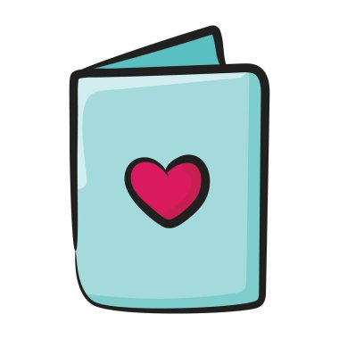 Tebrik kartı simgesinin elle çizilmiş tasarımı, düzenlenebilir vektör 