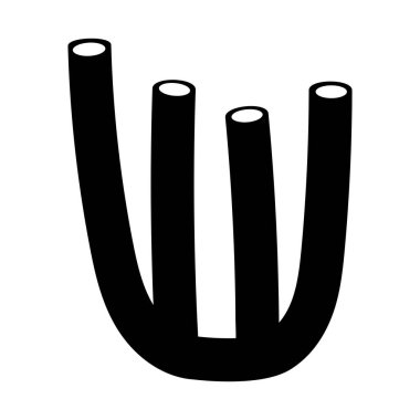 Düz dizaynlı mercan resiflerinin deniz yosunları.