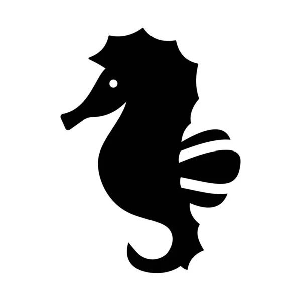 Ιππόκαμπος Θαλάσσια Ψάρια Εικόνα Σχεδιασμό Του Ιππόκαμπου — Διανυσματικό Αρχείο
