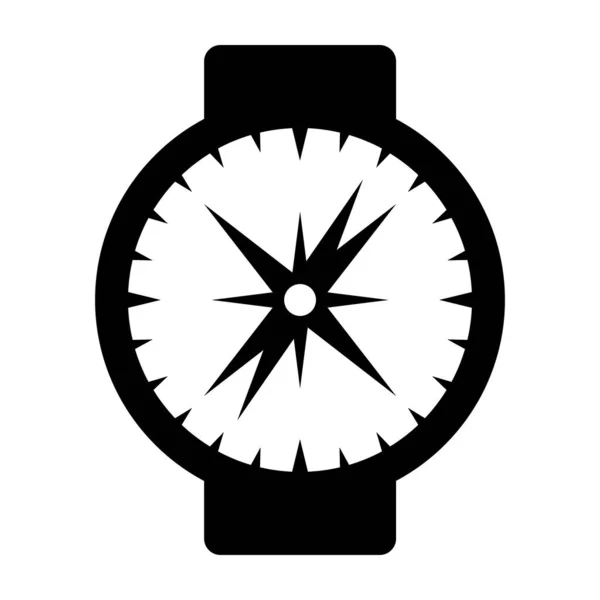 Compass Directional Instrument Icon Design — 스톡 벡터