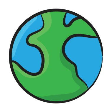 Dünya 'nın küresel bir modeli, Dünya' nın simgesi 