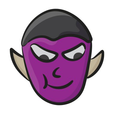 Cadılar Bayramı korkunç karakteri, Dracula 'nın karalama simgesi 