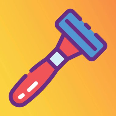 Düzenlenebilir düz biçimli Razor simgesi 