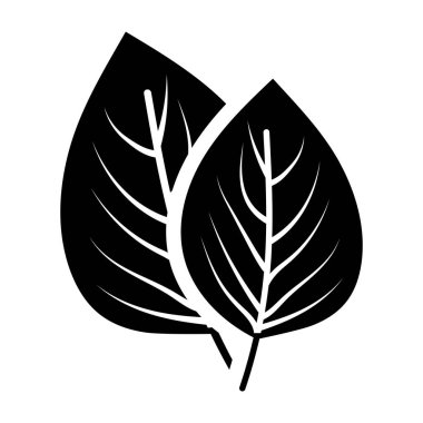 Huş ağacı tasarımı kabartma vektöründe bırakır 