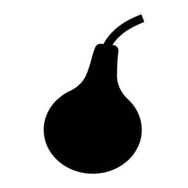 Yuvarlak kabak, sağlıklı sebze ikonu tasarımı 