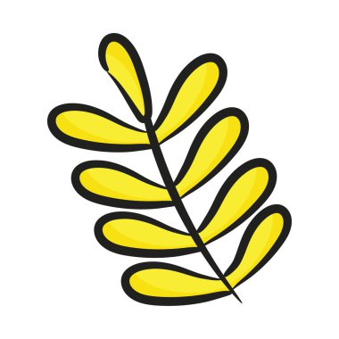 Bir rowan elle çizilmiş bir simge bırakır 