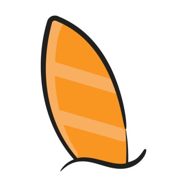 Plaj karalama vektörü, funboard