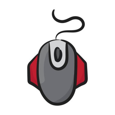 Bilgisayar faresi, karalama tasarımı simgesi 