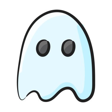 Hayalet, karalama tasarımı vektörü 