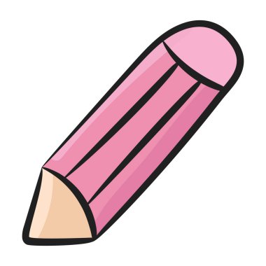 Bir kalem, karalama simgesi tasarımı ile yaz, çiz veya boya 