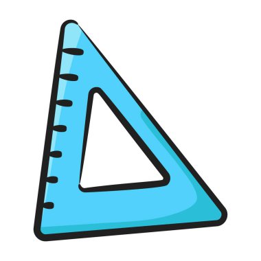 Ölçmek veya hesaplama uzunluğu için düzenlenebilir araç, modern düz biçimli cetvel 