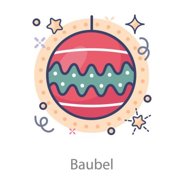 Buable simge tasarımı, noel ışığı konsepti 