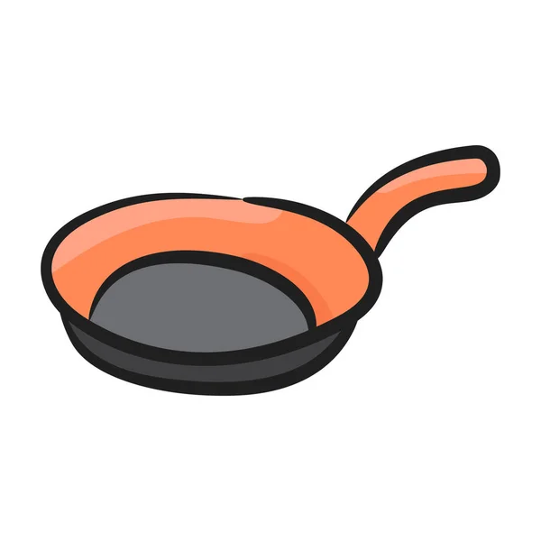 Non Stick Cookware Frying Pan — Stock Vector