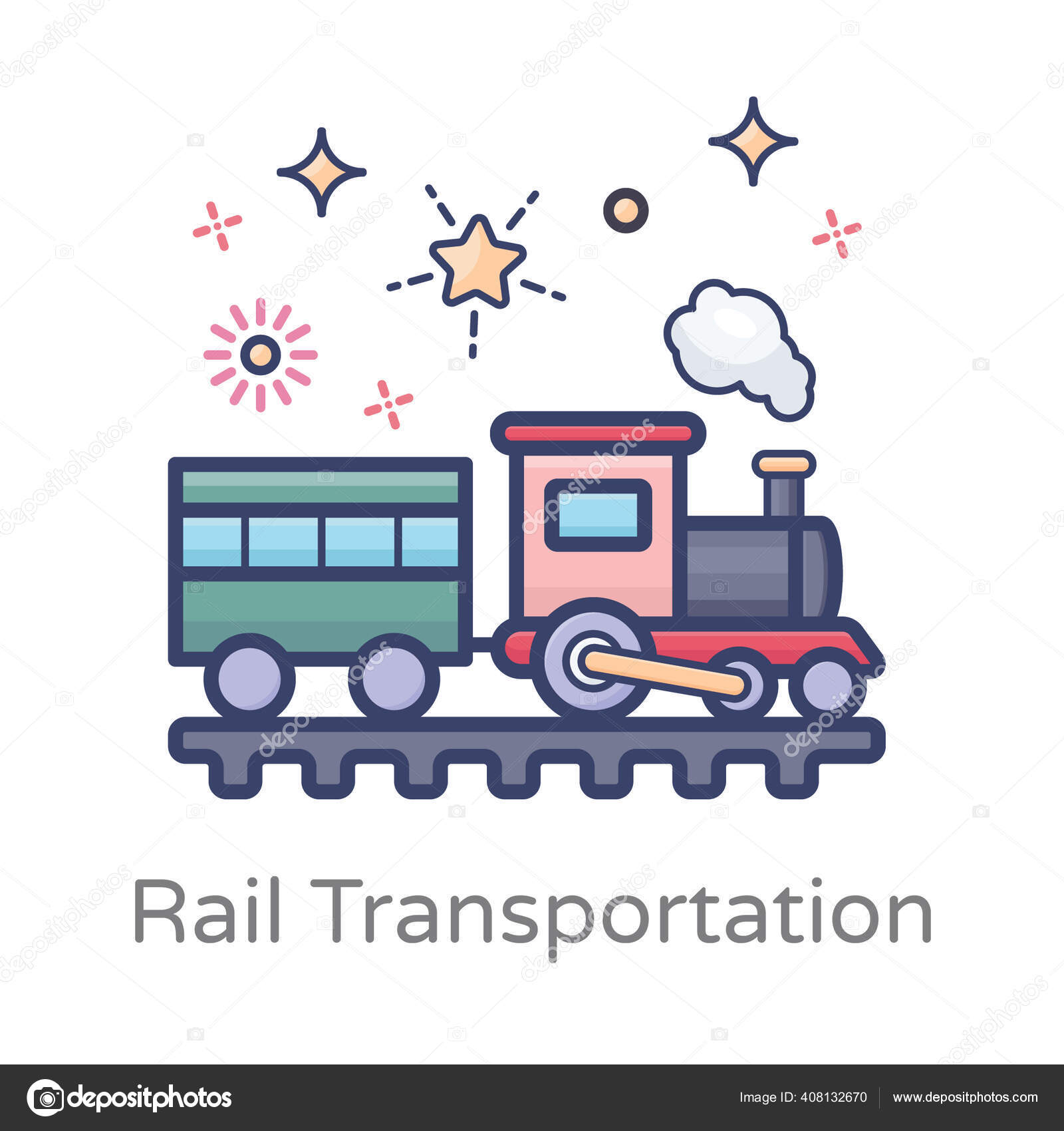 Train Électrique Rail Inde Chemin - Images vectorielles gratuites