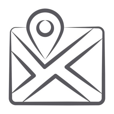 Konum göstergesi olan harita haritası konum haritası simgesi