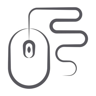 Elle çizilmiş bilgisayar faresinin simgesi