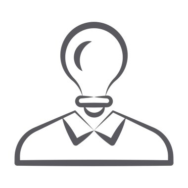 Ampullü Avatar, el çizimi biçiminde yaratıcı kişi simgesi 