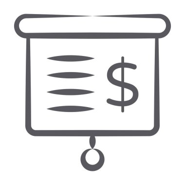 Pasta grafiği simgesi, iş sunum vektörü grafiksel sunumu 