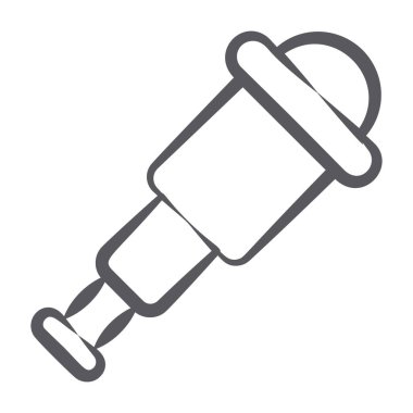 Taşınabilir pille çalışan bir lamba, dalış feneri simgesi