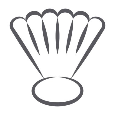 sert, koruyucu deniz balığı örtüsü, deniz kabuğu ikonu 