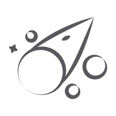 Meteor kayaları, asteroidin karalama çizgisi simgesi 