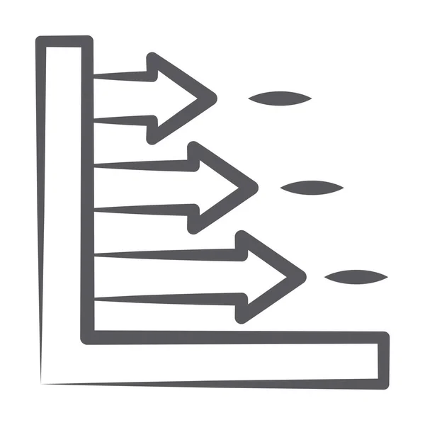 Analytique Des Tendances Commerciales Coup Griffes Graphique Croissance — Image vectorielle