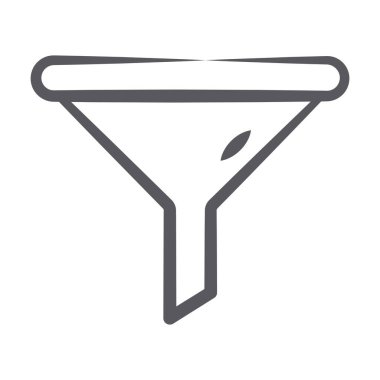 Yağ filtresinin karalama çizgisi tasarımı, yağ arıtma hunisi tasarımı 