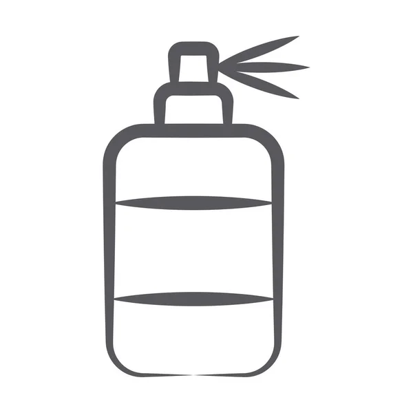 Дизайн Піктограми Пляшки Розпилювача Вектор Лінії Каракулі Стилі Редагується — стоковий вектор