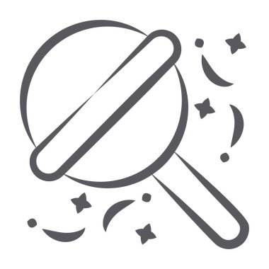 Girdap lolipop vektör stili, şekerleme çocuk besin vektörü 