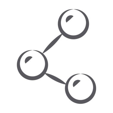 Paylaşım sembolünün el çizimi vektör tasarımı