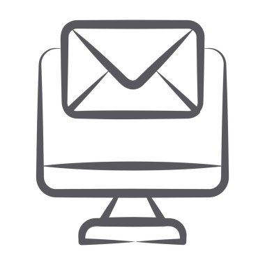 E- posta simgesi konseptini gösteren bir posta zarfı