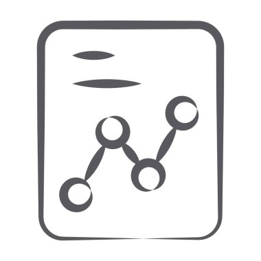 İş istatistiksel beyanı, analitik raporun satır simgesi 