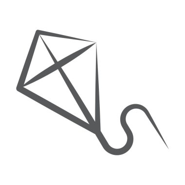 Uçurtmanın düzenlenebilir kavramsal çizgisi tarzı, boş zaman aktivitesi