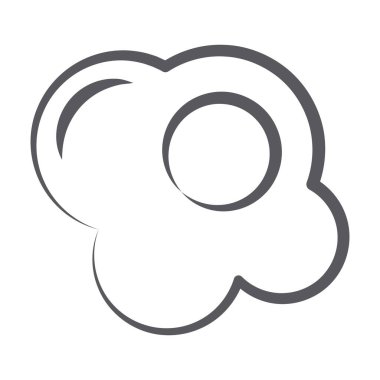 Elle çizilmiş yumurta tasarımı 