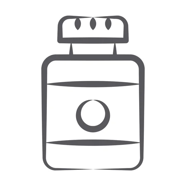 Luftdichtes Ölflaschenvektordesign Ölbehälterkonzept — Stockvektor