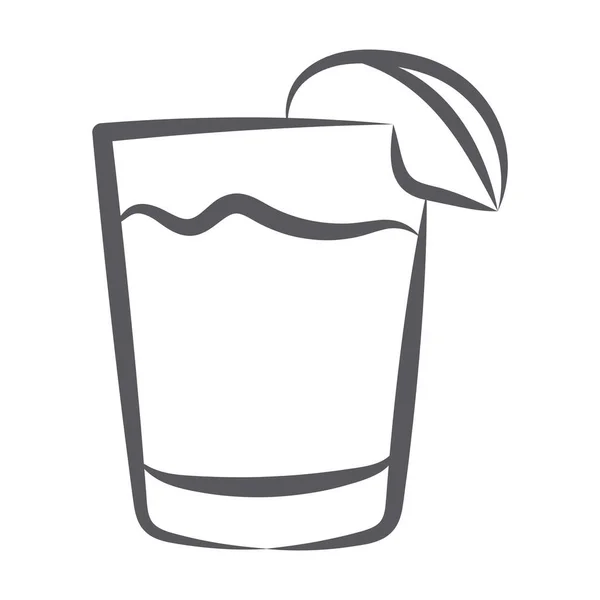 Zitronensaft Symbol Editierbaren Doodle Stil — Stockvektor