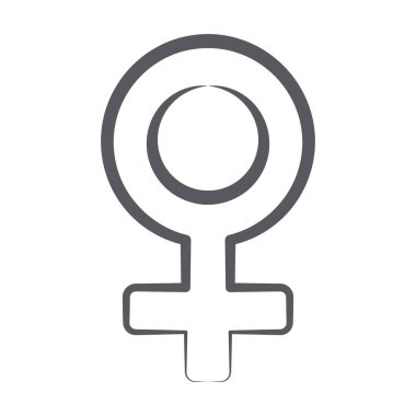 kadın cinsiyet simgesi karalama biçimi 